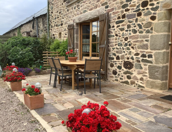 cours arrière table